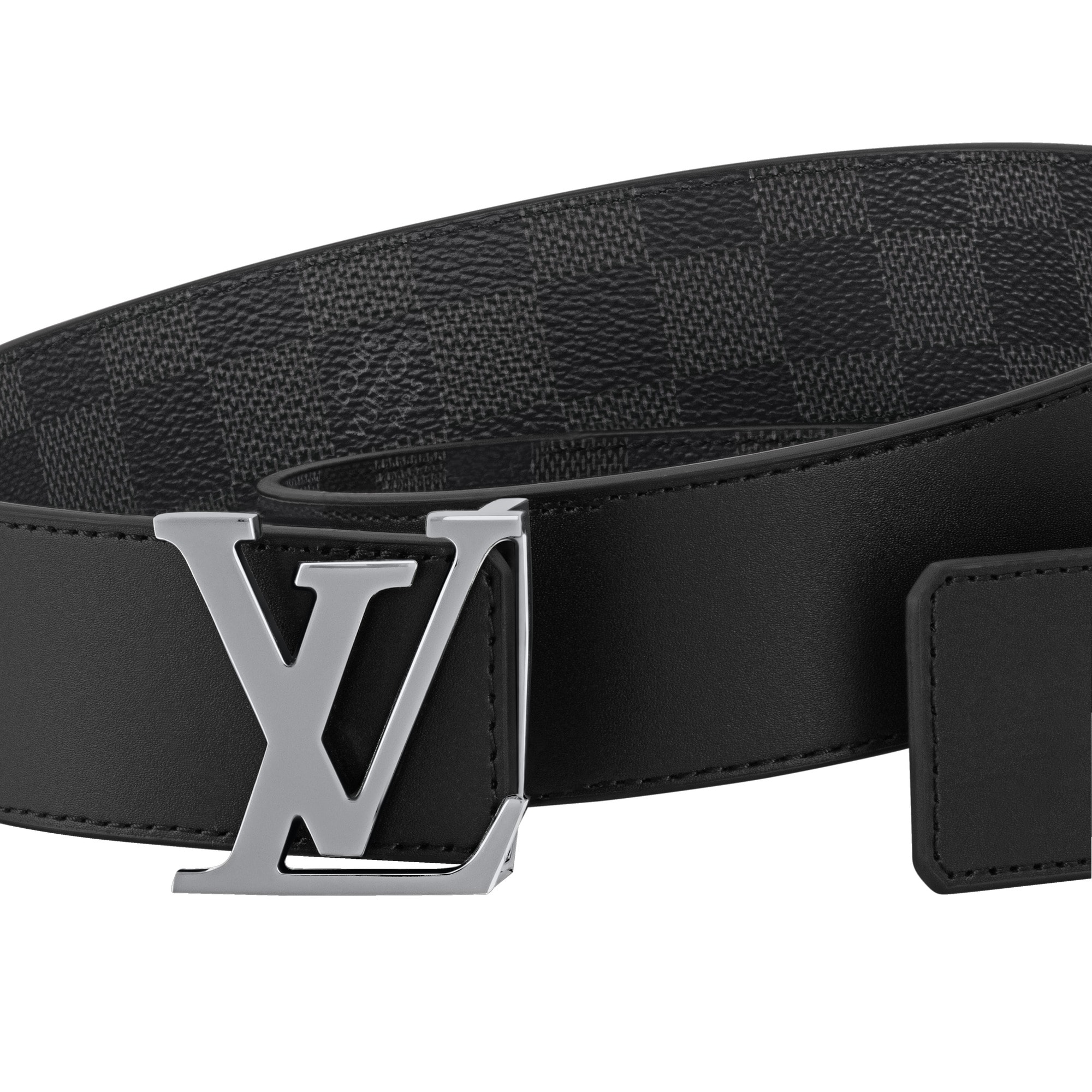 LV Initiales 40mm Reversible Belt Damier Graphite Canvas - Holiday